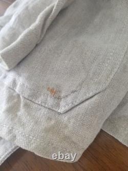 ORIGINAL German WW2 Army M33 Drillichanzug/Drill Dress Tunic -Maker Marked