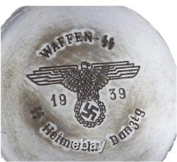 ORIGINAL Rare WW2 WWII X5. German Army SS Silver PATENT Plates All Divisions