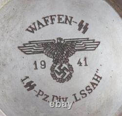 ORIGINAL Rare WW2 WWII X5. German Army SS Silver PATENT Plates All Divisions