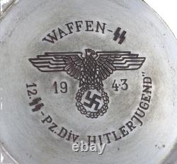 ORIGINAL Rare WW2 WWII X5. German Army SS Silver PATENT Plates All Divisions