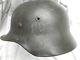 Original Ww2 German Army M40 Steel Combat Helmet Decal Removed Et64 Genuine