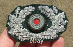 ORIGINAL WW2 German Army Wehrmacht Dress Hat Cap Badge with Cockade Bullion