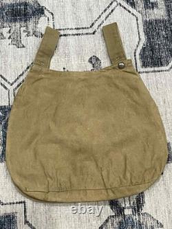 ORIGINAL WW2 WWII German Army Military Tropical Tan Khaki Colored Bread Bag