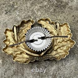 ORIGINAL WWII WW2 German Army General Officer Visor Cap Wreath & Cockade