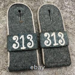 ORIGINAL WWII WW2 German Army Infantry EM Enlisted Man Shoulder Board Pair