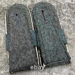 ORIGINAL WWII WW2 German Army Infantry EM Enlisted Man Shoulder Board Pair