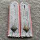 Original Wwii Ww2 German Army Panzer Officer Shoulder Board Pair Tunic Removed