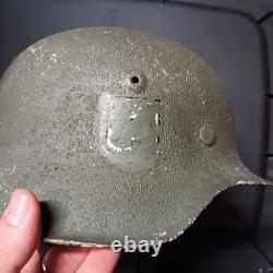 ORIGINAL WWII WW2 German Wehrmacht Army M42 Steel Combat Helmet Nice