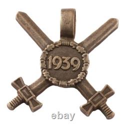 Officers Pendant 800 Silver Sword 1939 Badge WW2 German WWII Germany Army Wehrma