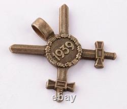 Officers Pendant 800 Silver Sword 1939 Badge WW2 German WWII Germany Army Wehrma