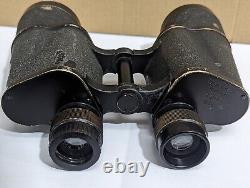 Old Vintage WWII WW2 German Army Dienstglas BLC 10x50 Binoculars. Read Please