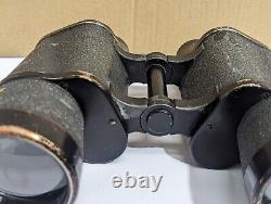 Old Vintage WWII WW2 German Army Dienstglas BLC 10x50 Binoculars. Read Please