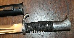 Old WWII German Army Parade Dress Bayonet with scabbard