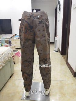 Only SIZE L GERMAN ARMY M43 AUTUMN OAK CAMO TUNIC AND TROUSERS