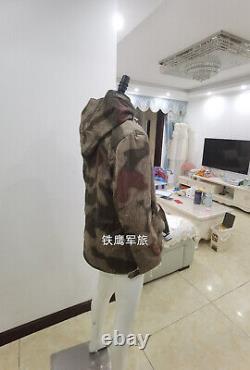 Only SIZE S GERMAN ARMY TAN&WATER CAMO & WHITE WINTER REVERSIBLE PARKA
