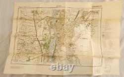 Original 1940 WWII German Afrika Northeast Africa Military Maps Berlin Army Set