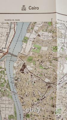 Original 1940 WWII German Afrika Northeast Africa Military Maps Berlin Army Set