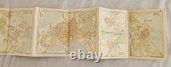 Original 1941 WWII German Tunis Military Geographical Maps Set Berlin Army
