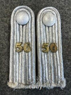 Original Early WWII German Army Officer's 56th Infantry Regiment Shoulder Boards