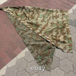 Original Former German Army WWII M-31 Splinter Camo Zeltbahn Tent Poncho 1940s M