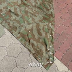 Original Former German Army WWII M-31 Splinter Camo Zeltbahn Tent Poncho 1940s M