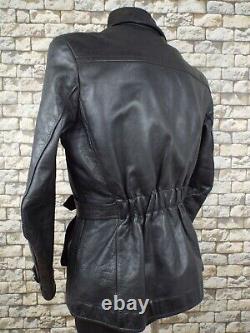 Original German Leather Jacket M Vintage Motorcycle Genuine WW2 Rare