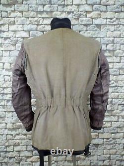 Original German Leather Jacket M Vintage Motorcycle Genuine WW2 Rare