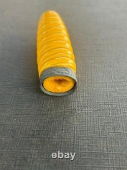 Original German WW2 Army Officers Dagger Handle with Ferrule-YellowithOrange-Buy Now