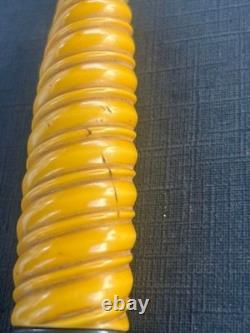 Original German WW2 Army Officers Dagger Handle with Ferrule-YellowithOrange-Buy Now
