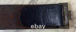 Original German WWII Heer Army EM/NCO 1938 Belt Pebbled Buckle Berg Nolte Ludens