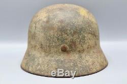 Original German WWII M40 Army Camo Helmet