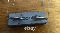Original German Wwii Ww2 Army Wermacht Soldier John Lennon Eyeglasses Metal Case