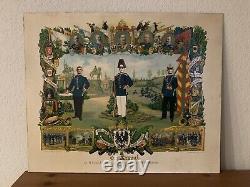 Original Imperial German Army Service poster 1906