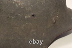 Original Named WWII German Army M35 ET62 Stahlhelm Helmet with Liner