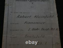 Original Pre-WWII German Army Weimar Reichswehr Drivers Licence Rare