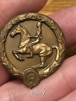 Original WW 2 German Horse Riding Badge, Original Military Award, Soldier, Army