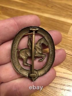 Original WW 2 German Horse Riding Badge, Original Military Award, Soldier, Army