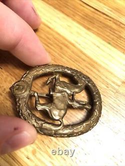 Original WW 2 German Horse Riding Badge, Original Military Award, Soldier, Army