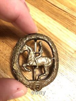 Original WW 2 German Horse Riding Badge, Original Military Award, Soldier, Army