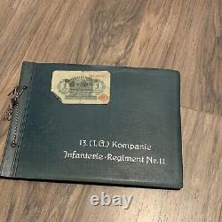 Original WW 2 German Unit Marked Empty Photo Album Soldier, Military Army