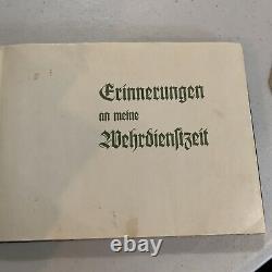 Original WW 2 German Unit Marked Empty Photo Album Soldier, Military Army