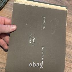 Original WW 2 German Unit Marked Empty Photo Album Soldier, Military Army