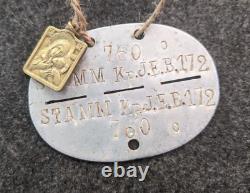 Original WW2 Battalion Relic German army Soldiers Dog Tag- ID