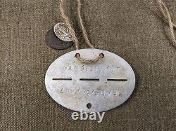 Original WW2 Battalion Relic German army Soldiers Dog Tag- ID (Wehrmacht)