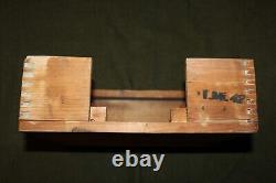 Original WW2 German Army Anti-Tank Teller Mi-42 Wooden Transfer Case, 43 d. Set