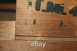 Original WW2 German Army Anti-Tank Teller Mi-42 Wooden Transfer Case, 43 d. Set