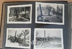 Original WW2 German Army Artillery photo album 68 top quality photos Poland