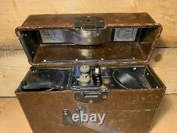 Original WW2 German Army Field Bakelite Telephone Box 1939