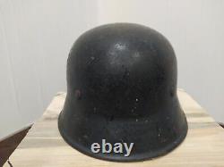 Original WW2 German Army Fire Police M34 Helmet