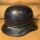 Original Ww2 German Army Luftshutz Gladiator Helmet Flak Defence Normandy